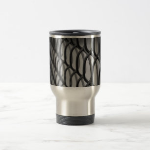 chain link fence mug