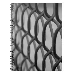 chain link fence notebook