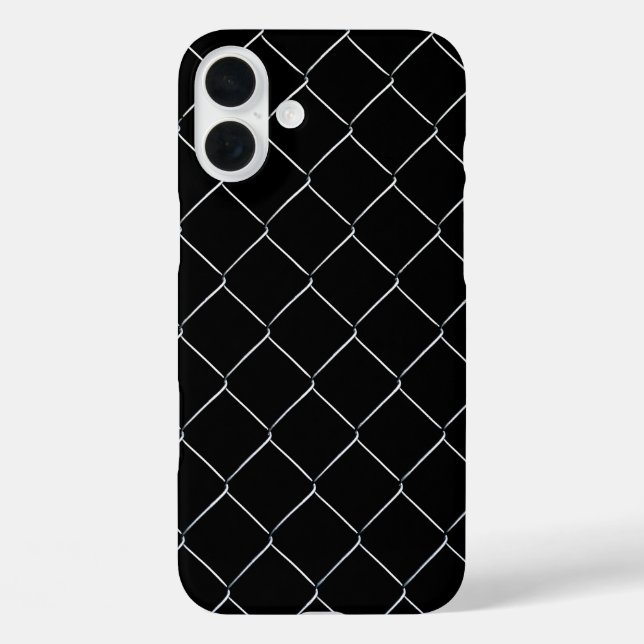 Chain Link Pattern Cool Fun Case-Mate iPhone Case (Back)