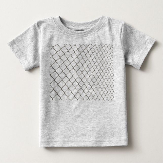 Chain Linked Fence Baby T-Shirt (Front)
