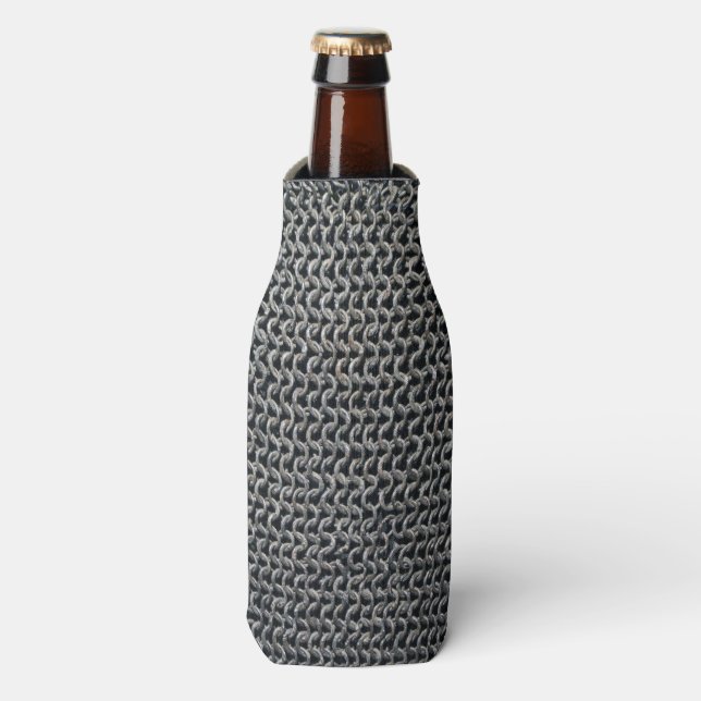 Chain Mail Bottle Cooler (Bottle Front)