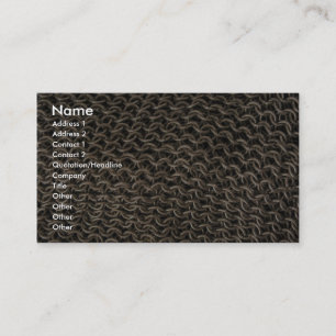 Chain mail business card