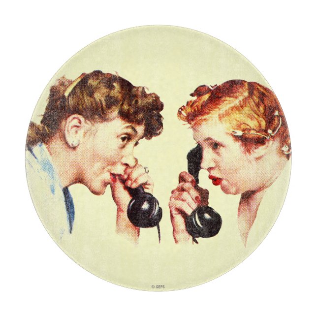 Chain of Gossip Cutting Board (Front)