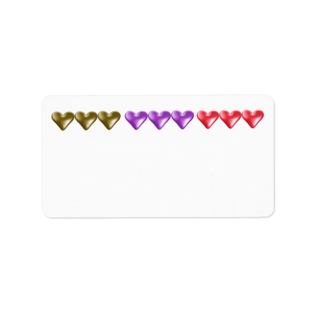 Chain of Hearts Label (Front)