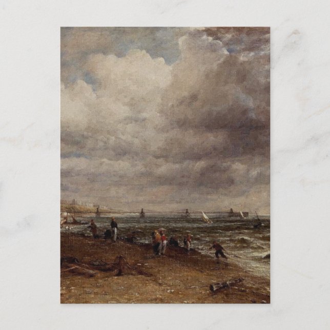 Chain Pier in Brighton by John Constable Postcard (Front)