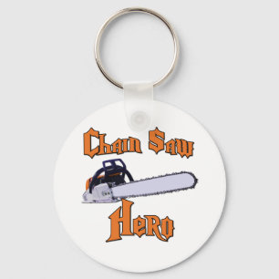 Chain Saw Hero Chainsaw Keychain