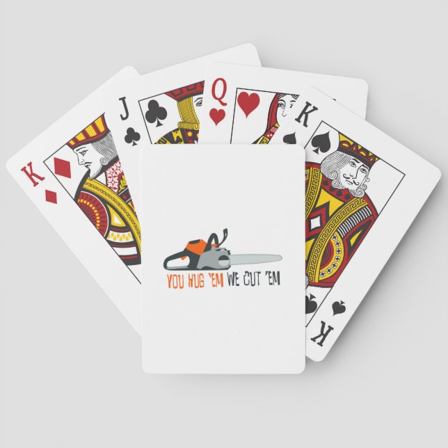 Chain Saw Playing Cards (Back)