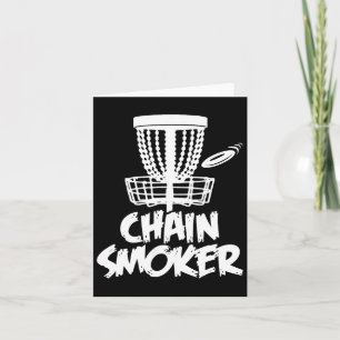 Chain Smoker Disc Golf Card