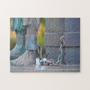 Chain Statue Guyana. Jigsaw Puzzle