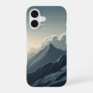 Chaîne de Montagnes Vintage iPhone 16 Case