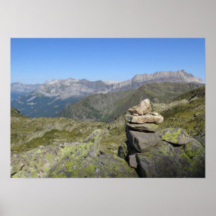 Chaîne des Fiz French Alps Poster