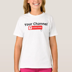 Chaîne personnalisée S'abonner T-Shirt