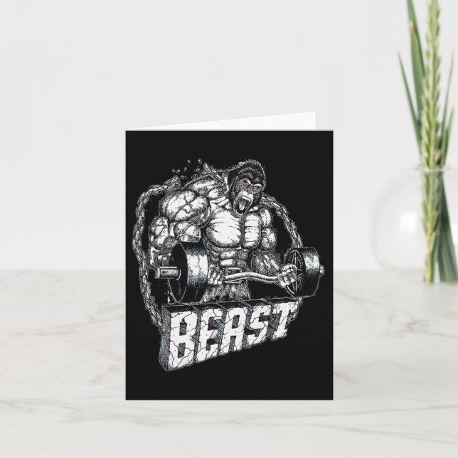 Chained Beast Gorilla  Card (Front)