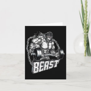 Chained Beast Gorilla Card