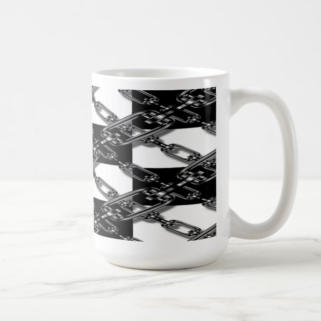 Chained Checkers Coffee Mug (Right)