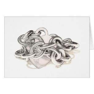 Chained Heart Card