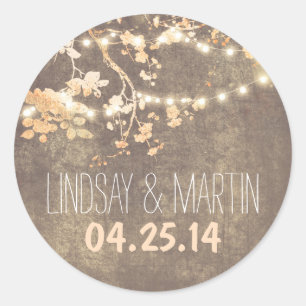 Chaînes lumineuses stickers mariage mignonne et fa