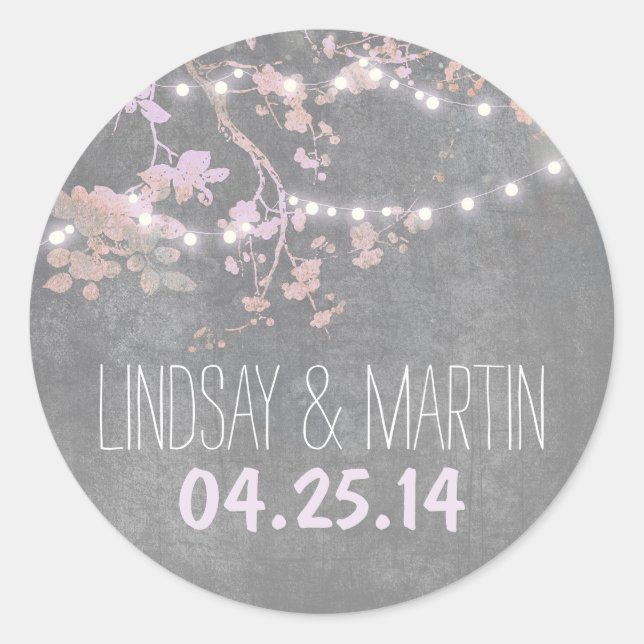 Chaînes lumineuses stickers mariage mignonne et fa (Devant)