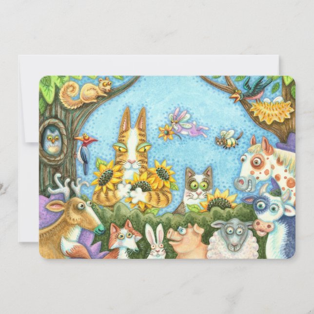 CHAÎNES N'FITZ ET CARTE MENAGERIE D'AMIS (Devant)