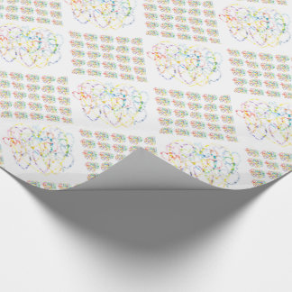 Chainlinked Hearts Wrapping Paper