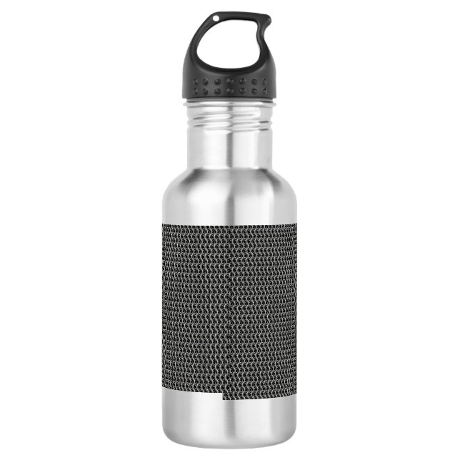 Chainmail Medieval Armour 532 Ml Water Bottle (Front)