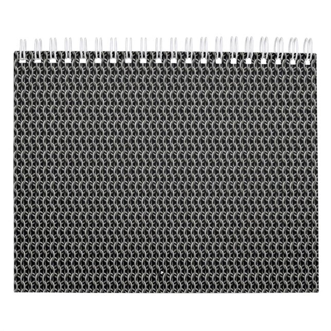 Chainmail Medieval Armour Calendar (Cover)