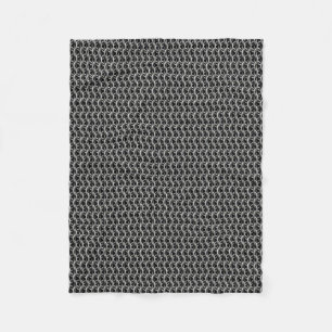 Chainmail Medieval Armour Fleece Blanket