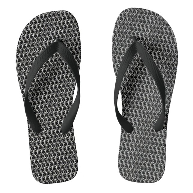 Chainmail Medieval Armour Flip Flops (Footbed)