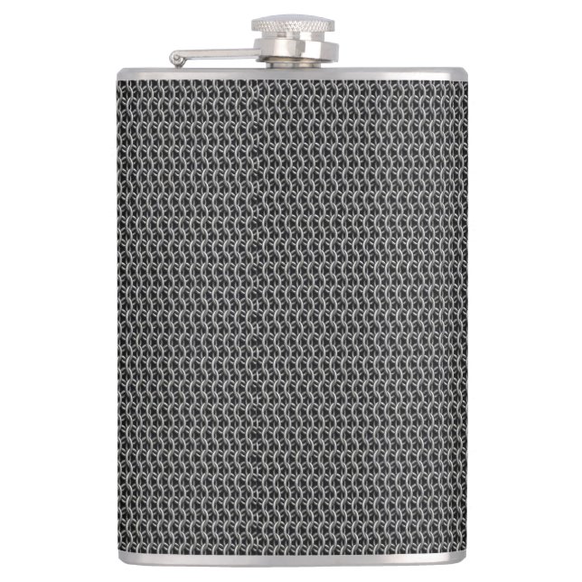 Chainmail Medieval Armour Hip Flask (Front)