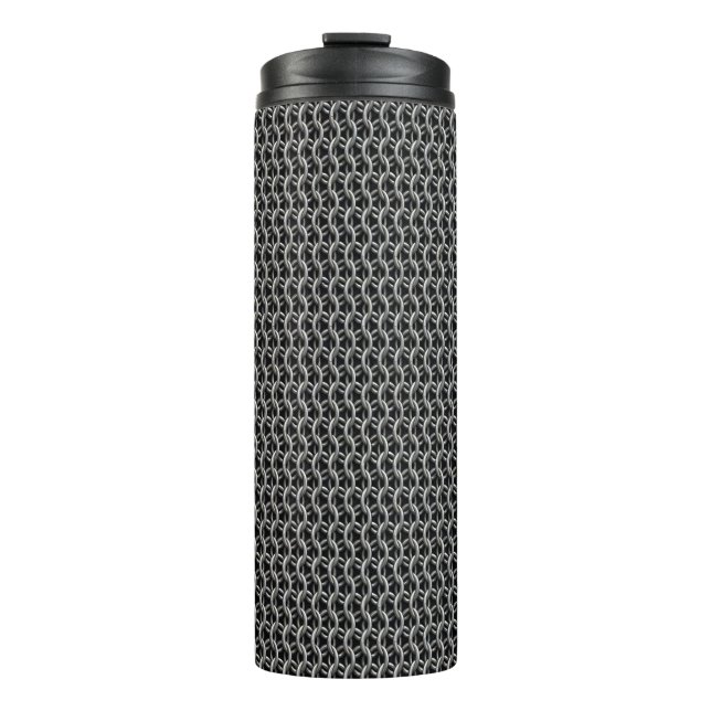 Chainmail Medieval Armour Thermal Tumbler (Front)