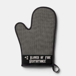 Chainmail Oven Mitts of Fire Resistance