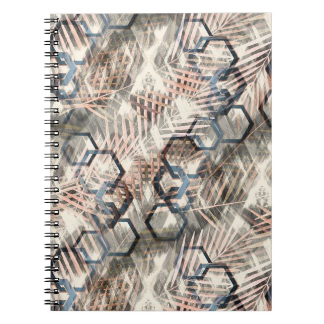 Chains on palm leaves. notebook (Front)