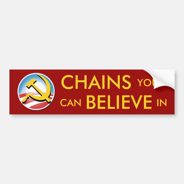 Chains You Can Believe In Bumper Sticker (Front)