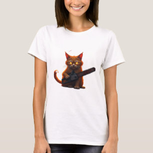 chainsaw cat shirt Classic T-Shirt