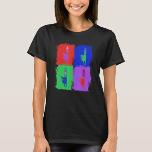 Chainsaw Chainsaws Pop Art T-Shirt