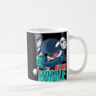 Chainsaw Killer Whale Costume Fun Orca Halloween  Coffee Mug