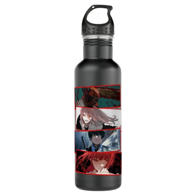 Chainsaw Man Squad 710 Ml Water Bottle (Front)