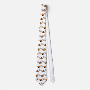 chainsaw retro style tie