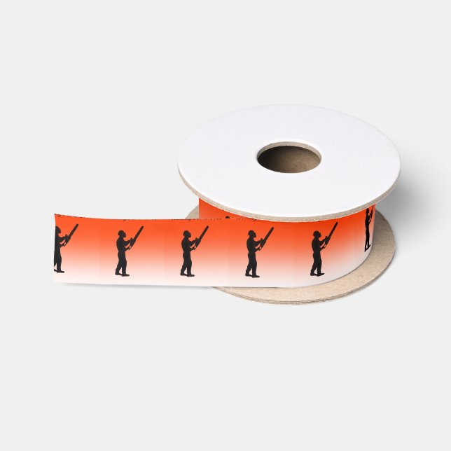 Chainsaw Tree Surgeon Satin Ribbon (Spool)