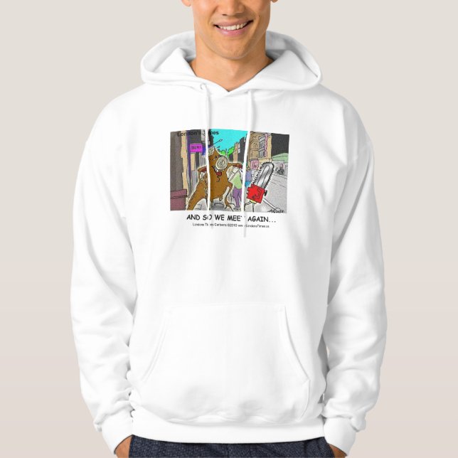 Chainsaw Vs Tree Stump By Funny Hoodie (Front)