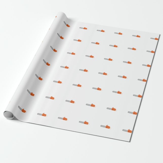 chainsaw wrapping paper (Unrolled)