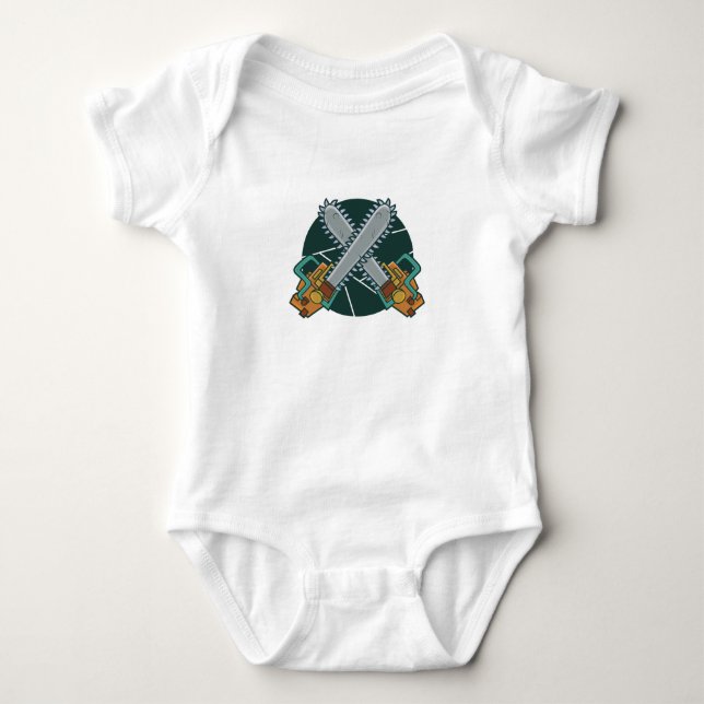 Chainsaws Baby Bodysuit (Front)