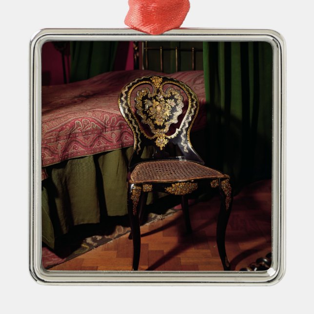 Chair, English, mid 19th century Metal Ornament (Front)