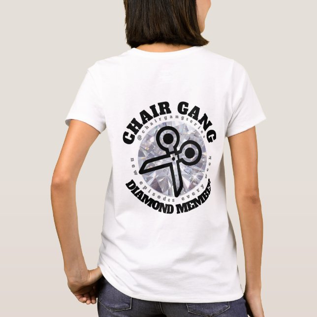 CHAIR GANG diamond member tee (Back)