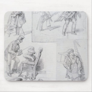 Chair menders on the streets of London, 1820-30 Mouse Pad