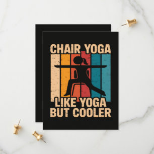 Chair Yoga Like Yoga But Cooler Save The Date