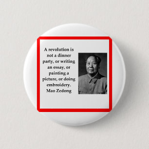 Chairman Mao 2 Inch Round Button