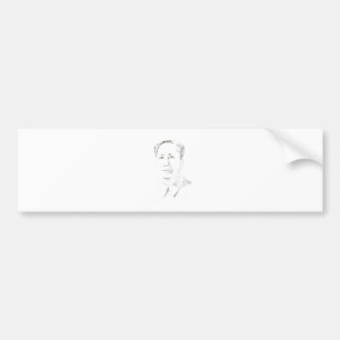 Chairman Mao China Bumper Sticker