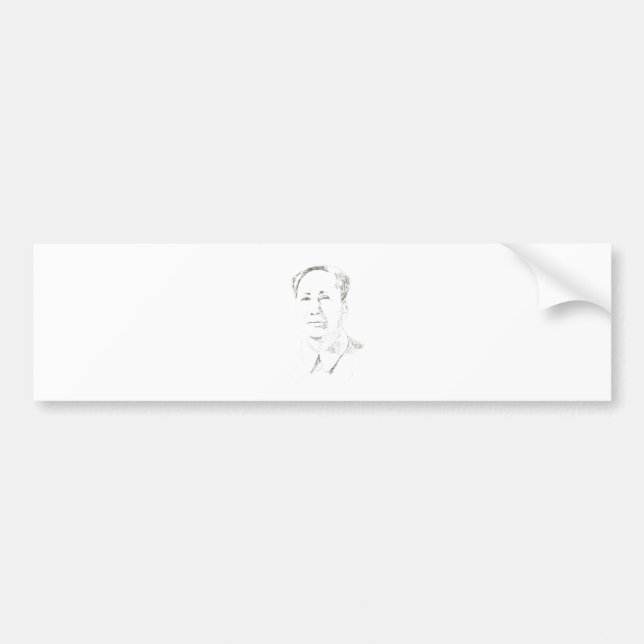 Chairman Mao China Bumper Sticker (Front)