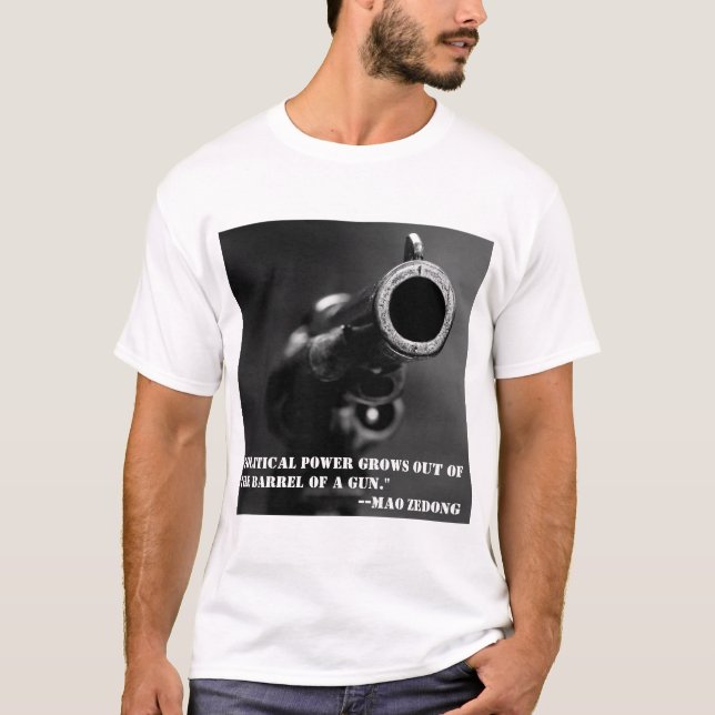 Chairman Mao on Political Power T-Shirt (Front)
